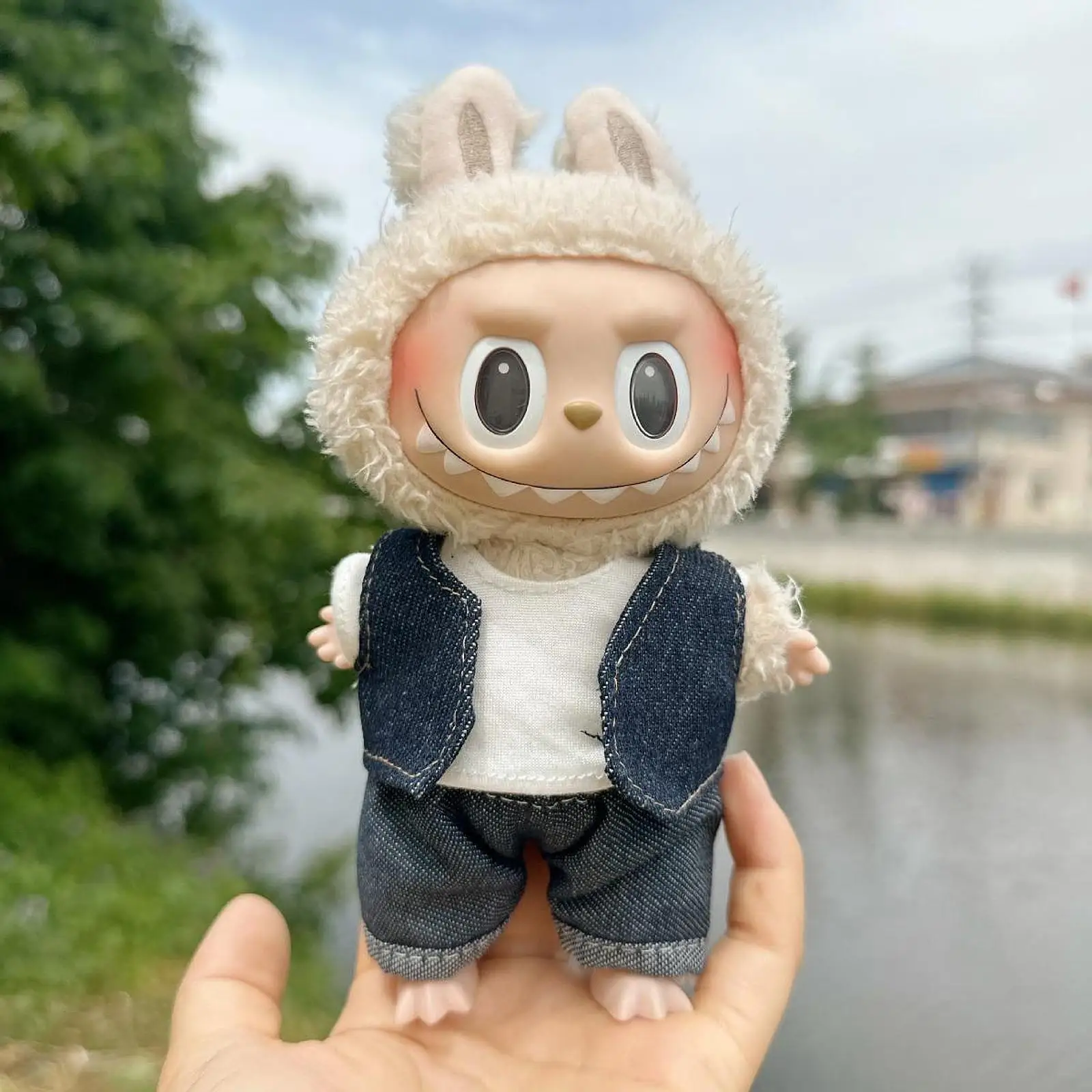 17cm Doll Clothes Trendy Dressing up Decorative,Costume Accessories,Photo Props Cute Doll Clothes Suit T Shirt Pants Outifit