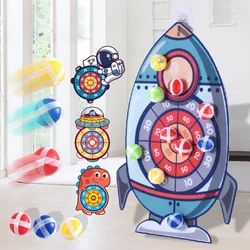 Tablero de dardos Montessori con pelota - Juego objetivo infantil