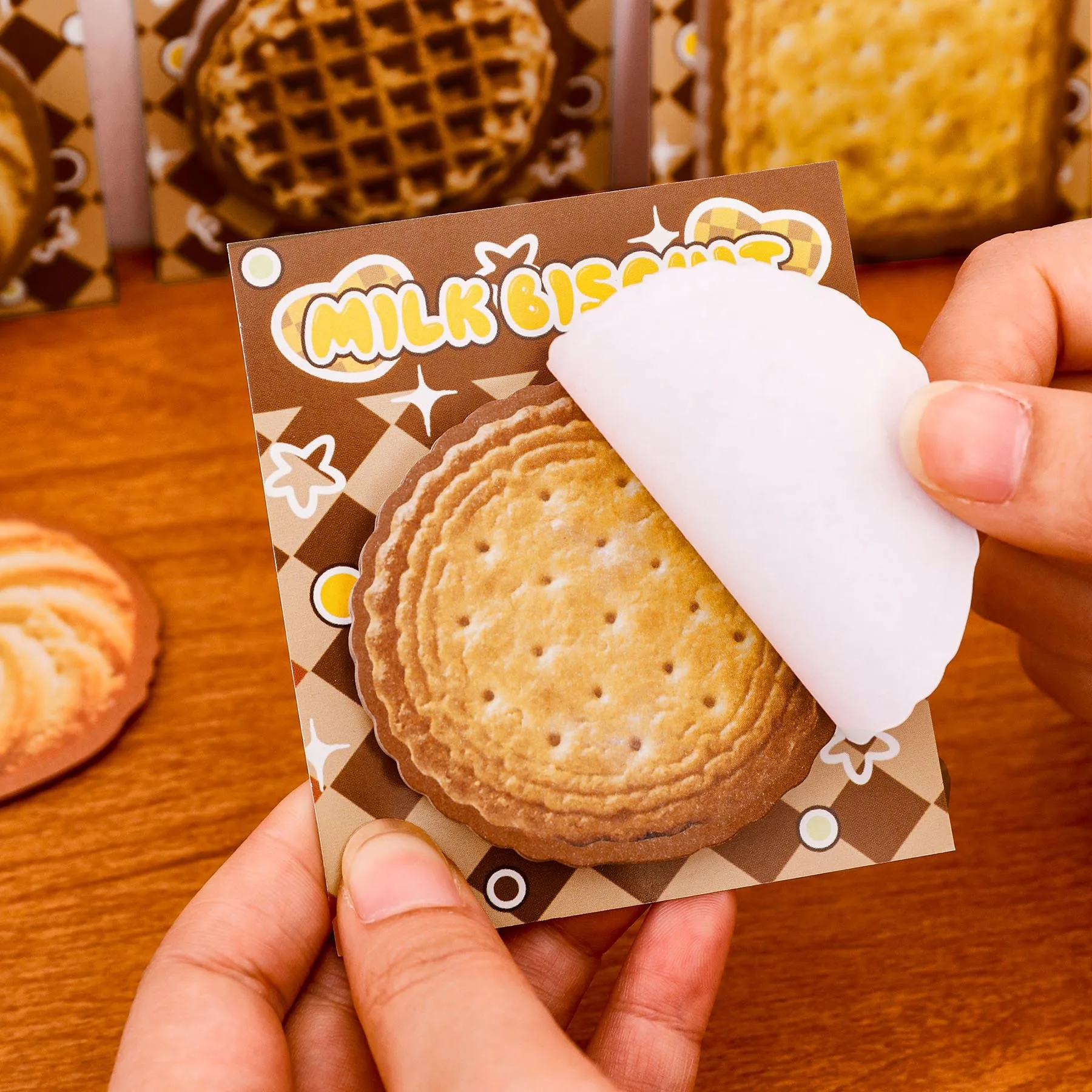 Libretas de bolsillo creativas para niños - Notas adhesivas galleta - imagen 5
