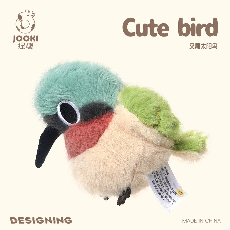Peluche de pájaro realista suave para bebé – Juguete tierno - imagen 2