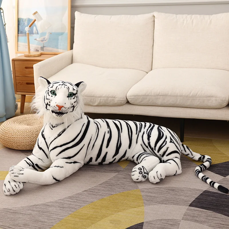 Peluche de tigre gigante realista – Animal salvaje para niños - imagen 2