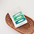 3pcs green square