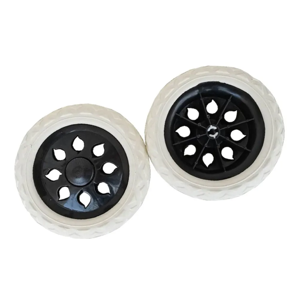 8 Uds. Rueda de neumático sólido de goma, ruedas para carrito de compras, ruedas para silla de ruedas, carrito de compras, ruedas para silla de ruedas, ruedas para carrito de viaje - imagen 3