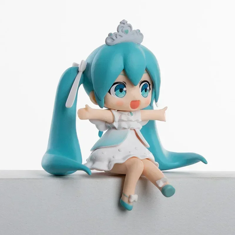 Hatsune Miku Q versión figura Kawaii PVC modelo de juguete para fanáticos de Anime juguetes perfectos regalos para niños decoración de coche - imagen 4