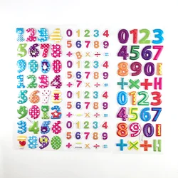 Pegatinas de letras y números en foam 3D – Juguete educativo para niños
