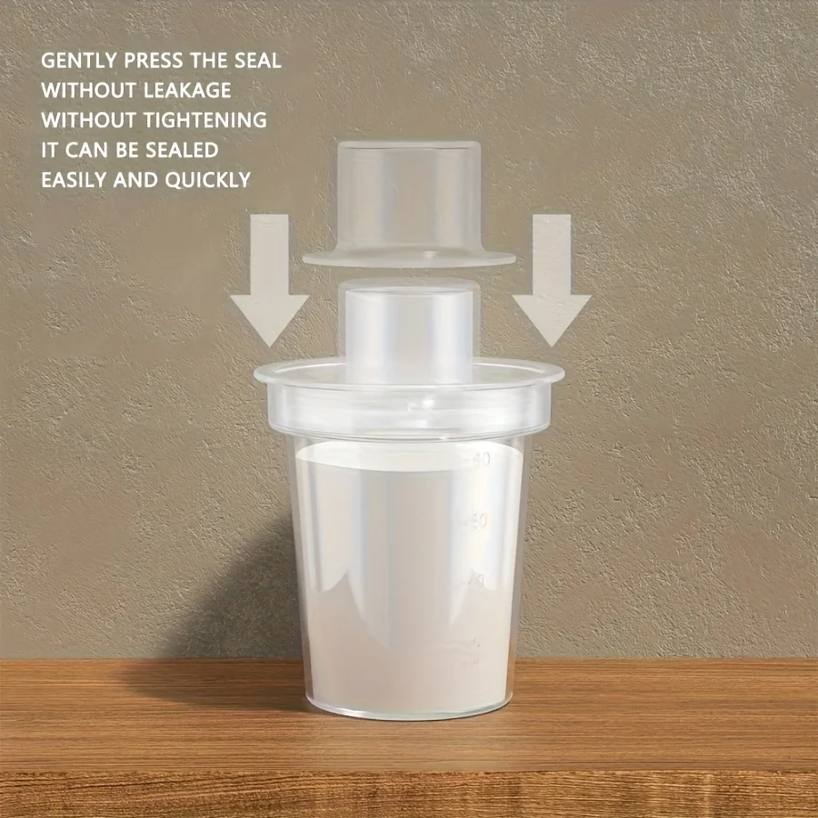 4/6 cajas portátiles de leche en polvo para bebés con capacidad de 80 ml. Contenedor de leche en polvo Outing. Compartimento de leche en polvo para bebés para recién nacidos. - imagen 5