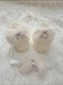 white fur teddy bear