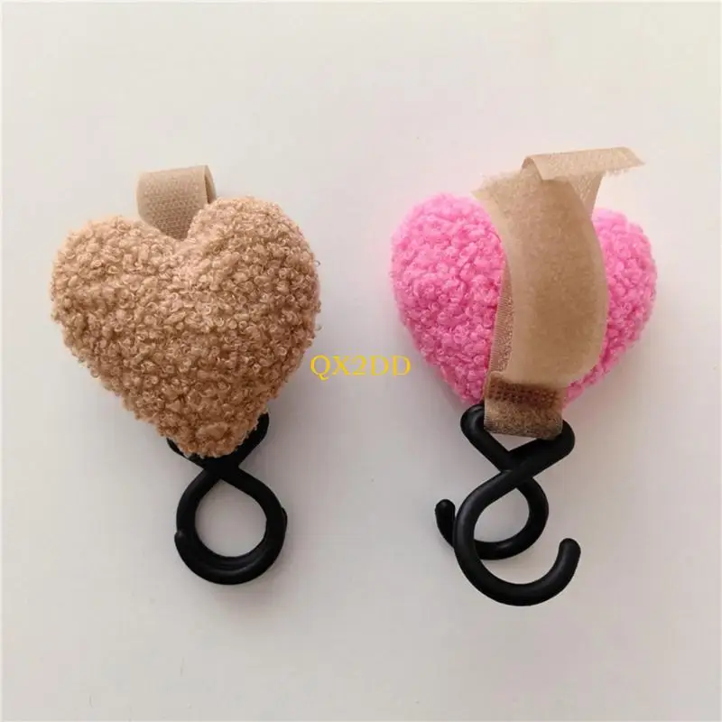 Gancho organizador de lujo para cochecito con diseño corazón - imagen 3