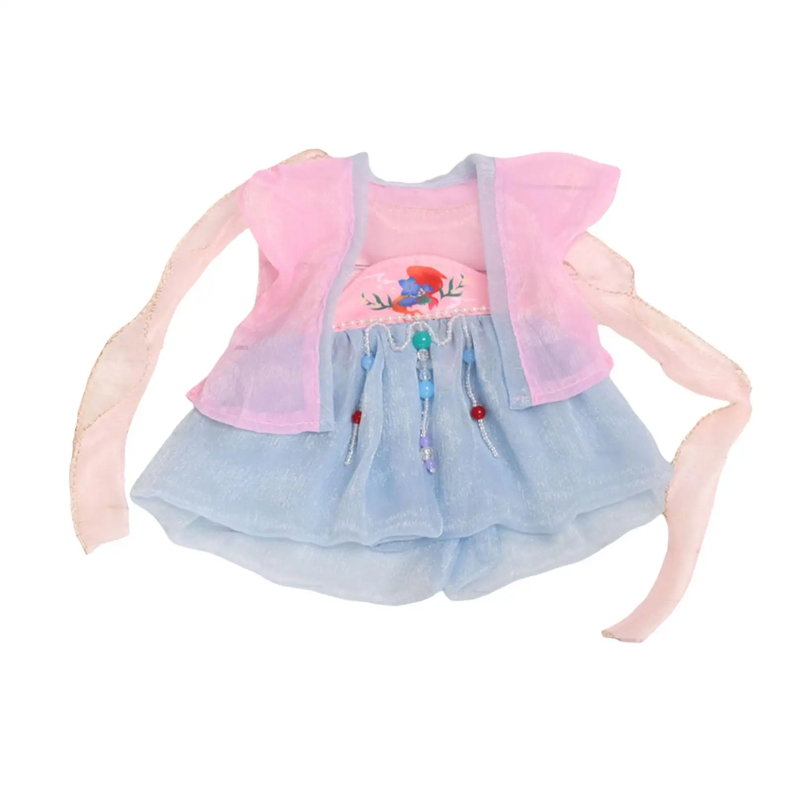 38cm Doll Clothes Doll Dress Traditional Role Playing Chinese Clothes Fashion Dress up Doll Clothing DIY for Girl Dolls