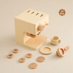 Cafetera infantil de madera – Juguete educativo de cocina