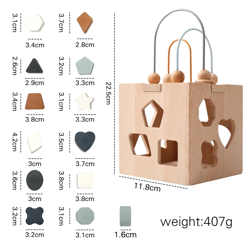 Colgador móvil de madera para cuna – Decoración infantil - imagen 2