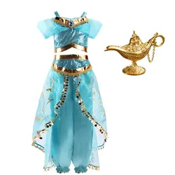 Disfraz de Jazmín para Niña – Vestido de Princesa Arabe Original