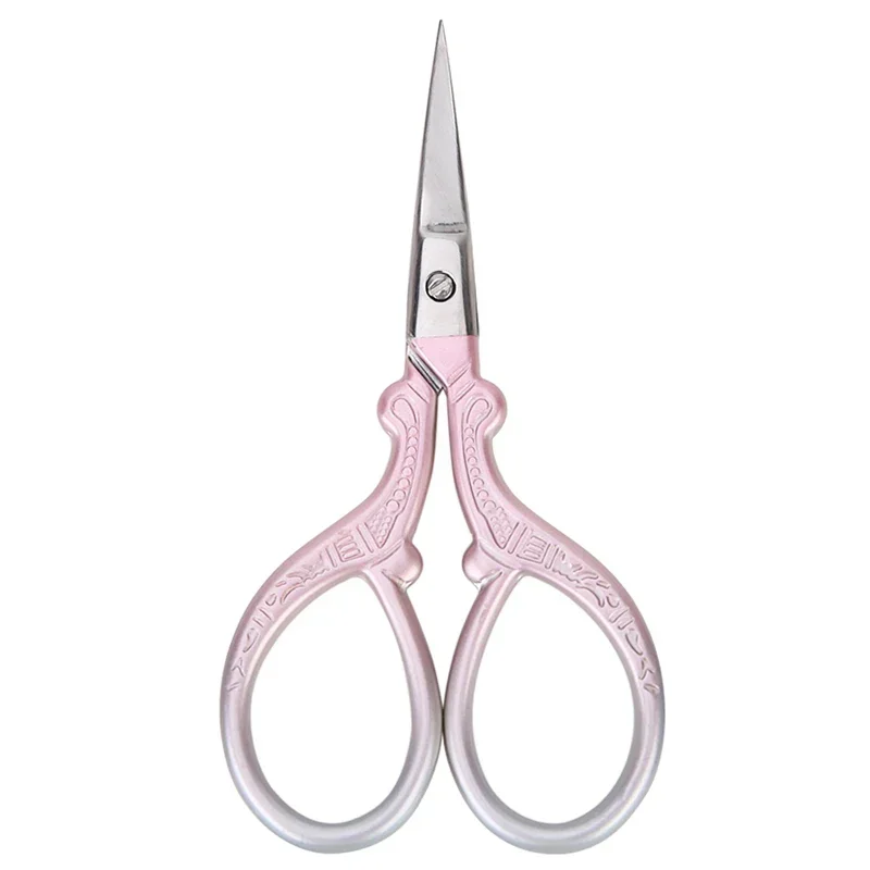 Juego de almacenamiento clásico para decoración de uñas, bordado Vintage, cutícula degradada, con tijeras Retro y cortador de herramientas de manicura - imagen 4