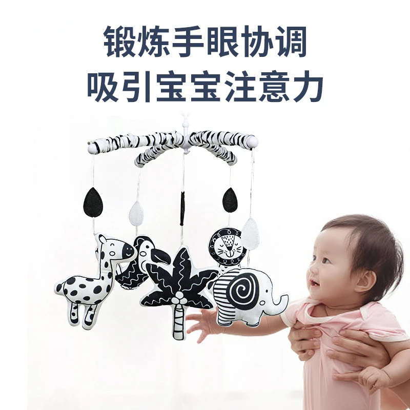 Campana para cama de elefante para bebé de 0 a 1 año, sonido, Luna, música, campana para mesita de noche, muñeca de juguete, juguete cómodo para bebé, regalo para recién nacidos - imagen 5