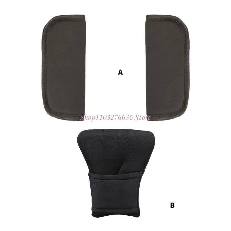 Cochecitos transpirables R6FD, arnés hombros, almohadilla para portabebés, cochecitos, cojín lavable a máquina, protección