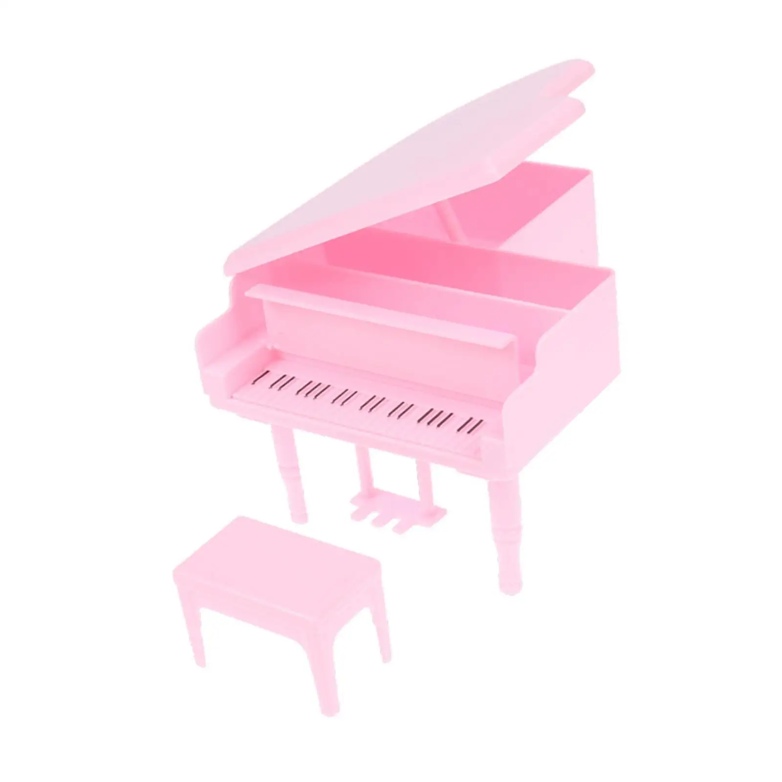 1:12 Dollhouse Miniature Piano Simulation Model for Bedroom Playhouse Home