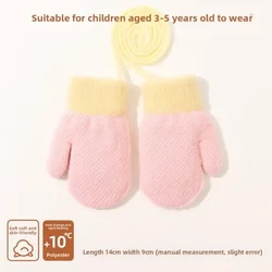 Guantes de esquí térmicos infantiles – Tejido suave antiviento