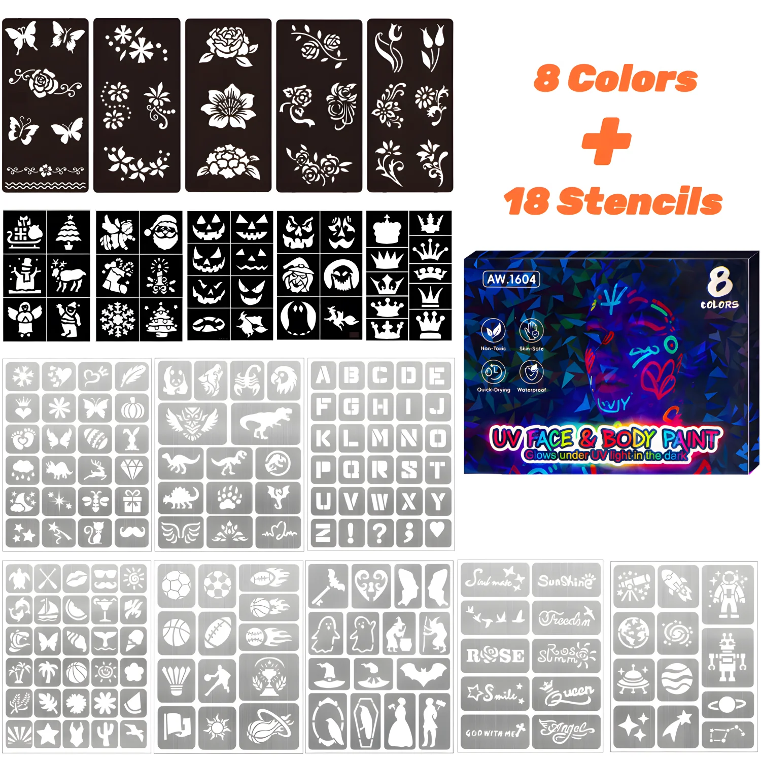 8Pack and 18Stencils