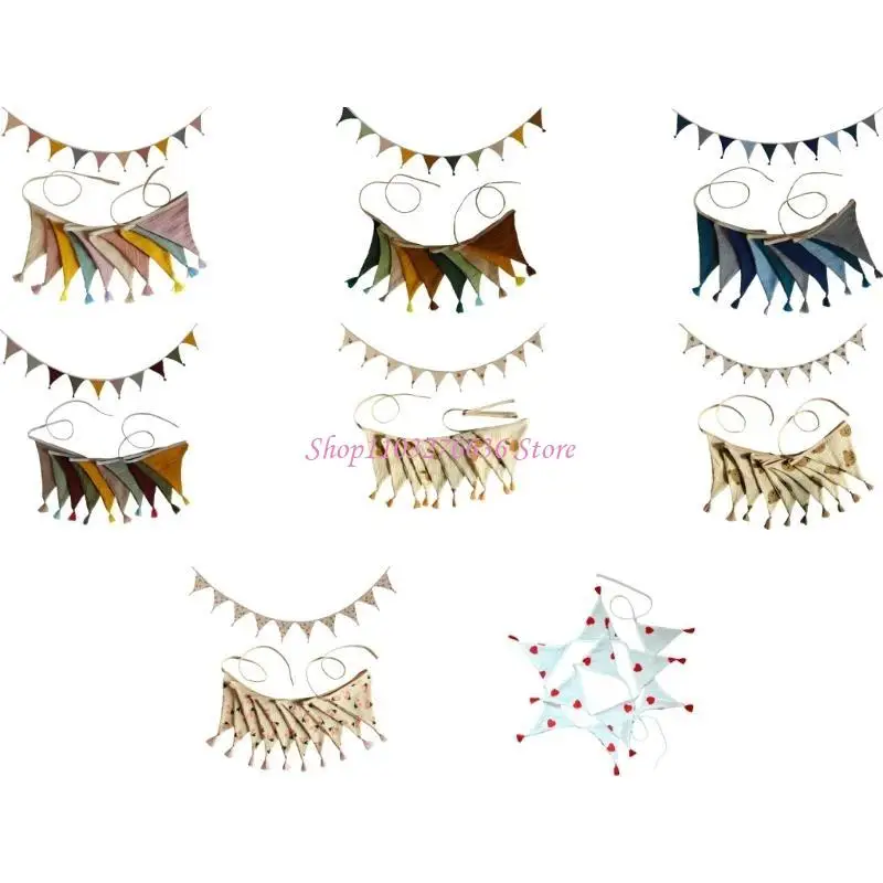 Banderines decorativos color caramelo para habitación infantil - imagen 2