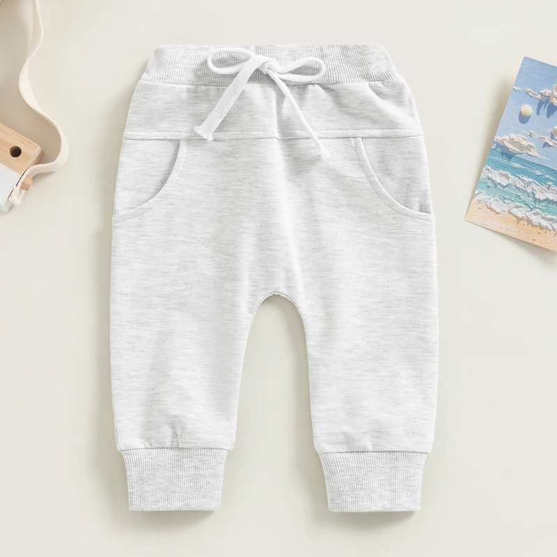 Pantalón de chándal bebé con cintura elástica y bolsillos - imagen 2