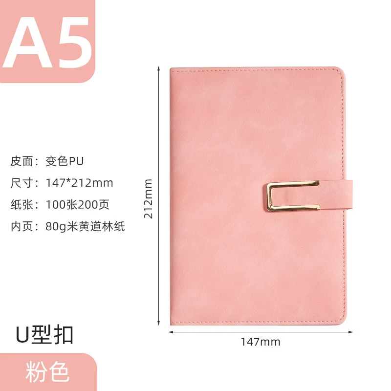 Cuaderno de cuero retro A5 de cubierta suave, compañero perfecto para reuniones de negocios y diarios de vida universitaria - imagen 5