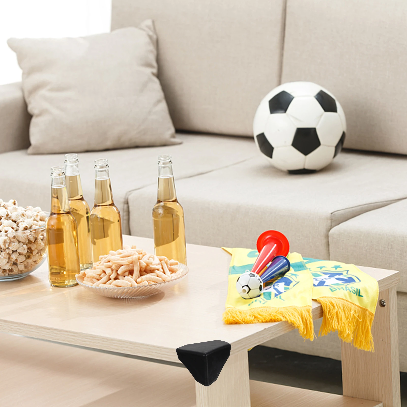 100 Uds protectores de esquina protectores de bordes de muebles suaves negros para niños mayores cojín de mesa de escritorio de seguridad - imagen 4