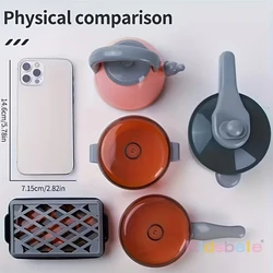 Juego de cocina infantil grande: set completo con ollas y utensilios