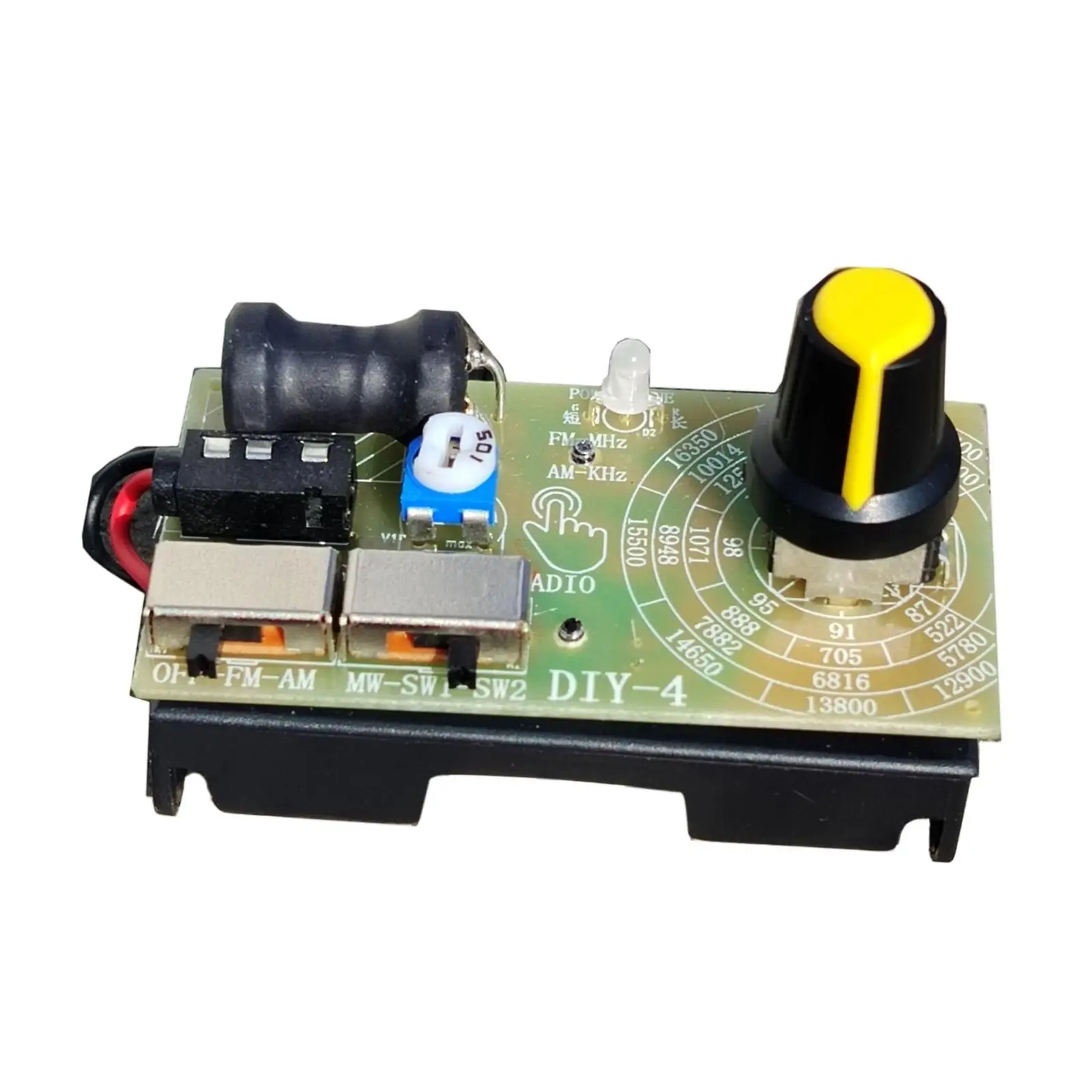 Módulo de radio FM MW SW pequeño con pilas de 4 bandas con dial de sintonización manual - imagen 2