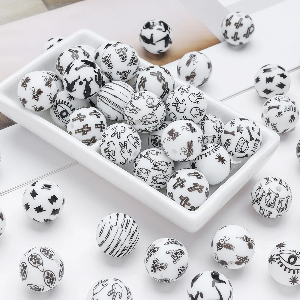 Cuentas de silicona para dentición – Pulsera y cadena de chupete - imagen 3