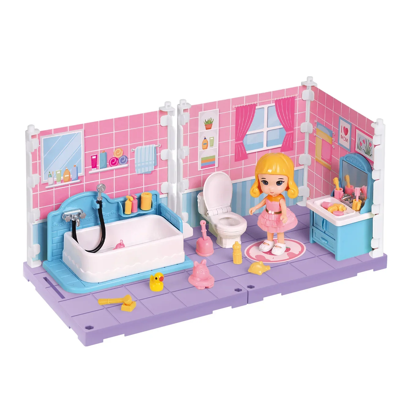 Mini casa de muñecas, Kit Diy para hacer juguetes para habitación, juegos de rol, juguetes ensamblados hechos a mano, regalos de cumpleaños, juego de simulación, casa de muñecas - imagen 5