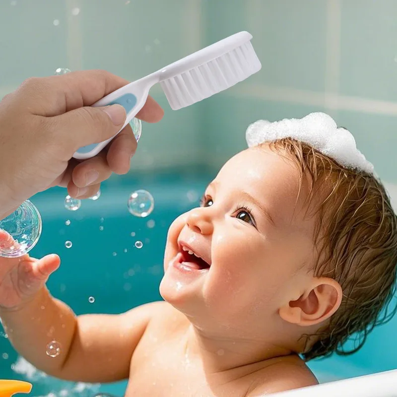 Set de cuidado y limpieza para bebés, peine para bebés, cepillo, botella pulverizadora, juego de cortaúñas, productos de limpieza y cuidado diario - imagen 2