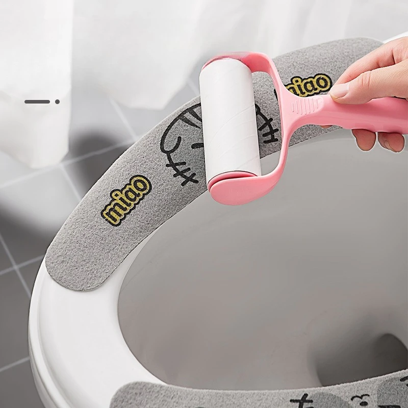Funda para asiento de inodoro infantil adhesiva reutilizable - imagen 5