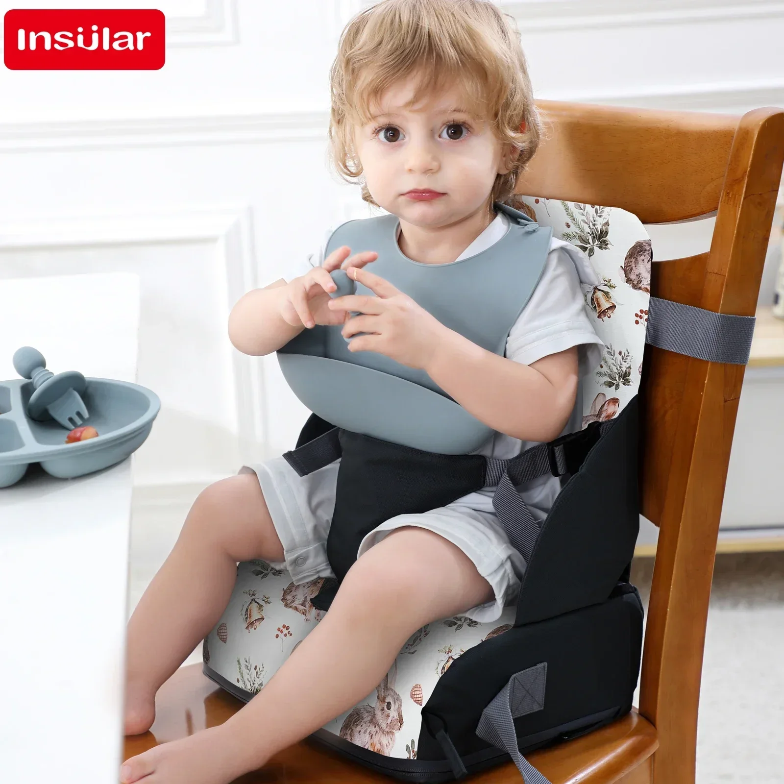 Cojín elevador antideslizante para silla infantil – Portátil