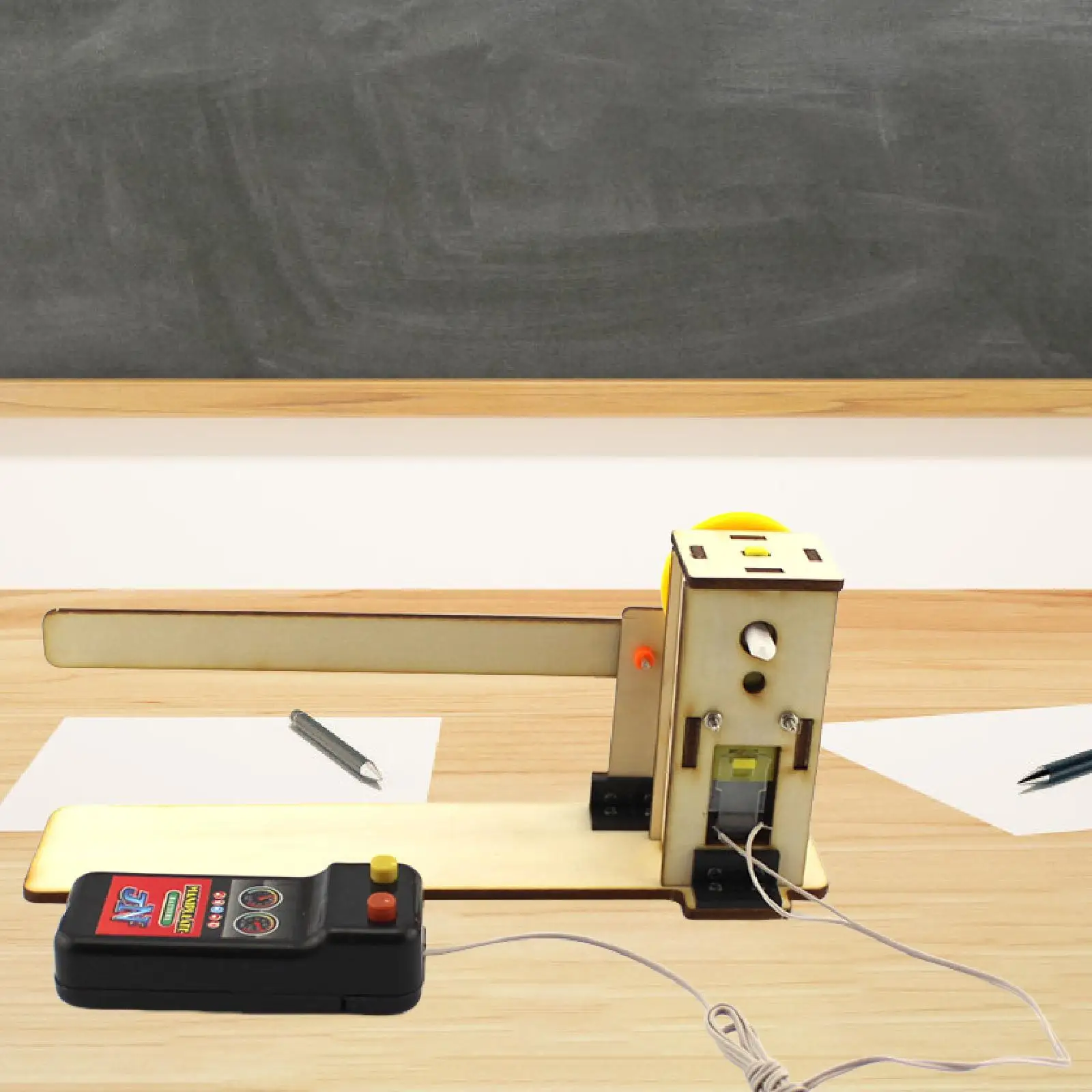 Wooden Gate Model Physics Parent-child Interactive Toy Puzzle Toy for Kids