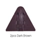 Dark Brown 2pcs
