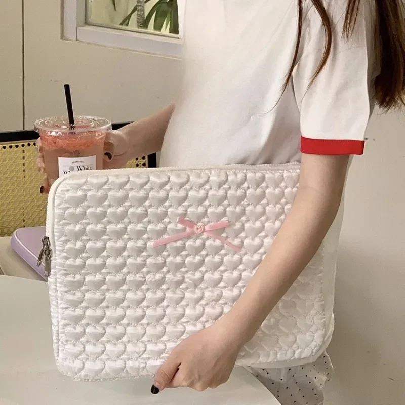 Funda para ordenador portátil Ins en forma de corazón, bolsa de Estuche de transporte para Macbook Air Pro 11 12 13,3 14 15,6 15 pulgadas M1 M2 IPad Xiaomi - imagen 4