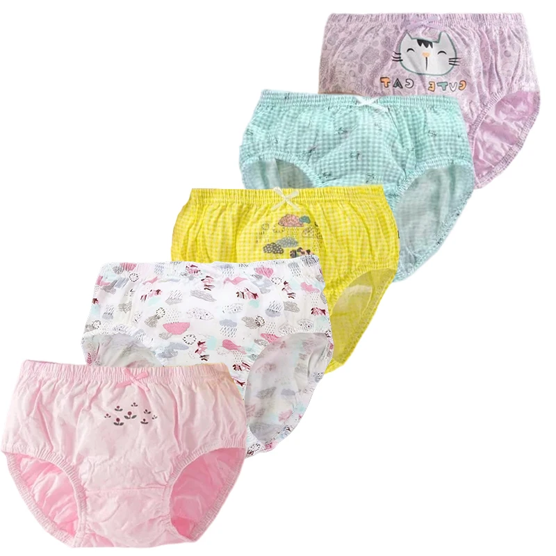 Braguitas de algodón con estampado de gatos para niñas – Suaves - imagen 3