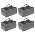 4Pcs Deep Grey