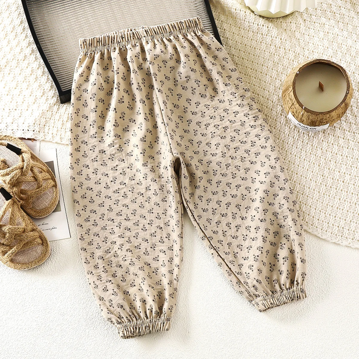 Nuevos pantalones antimosquitos para bebé, pantalones finos infantiles de dibujos animados bonitos, pantalones versátiles de moda de verano para niños y niñas - imagen 2