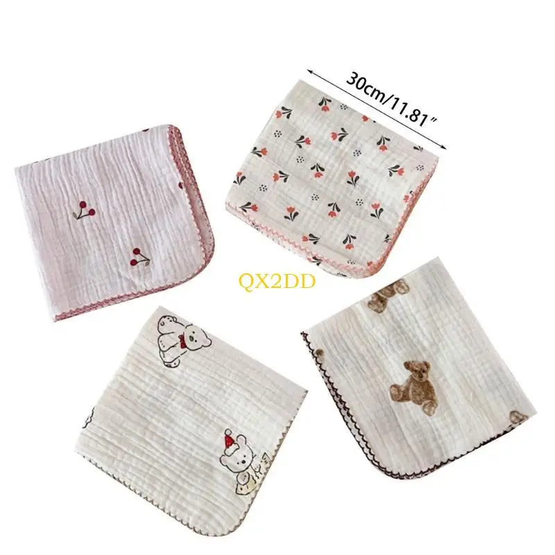 Babero absorbente de algodón multicapa para bebé – Muy suave - imagen 5