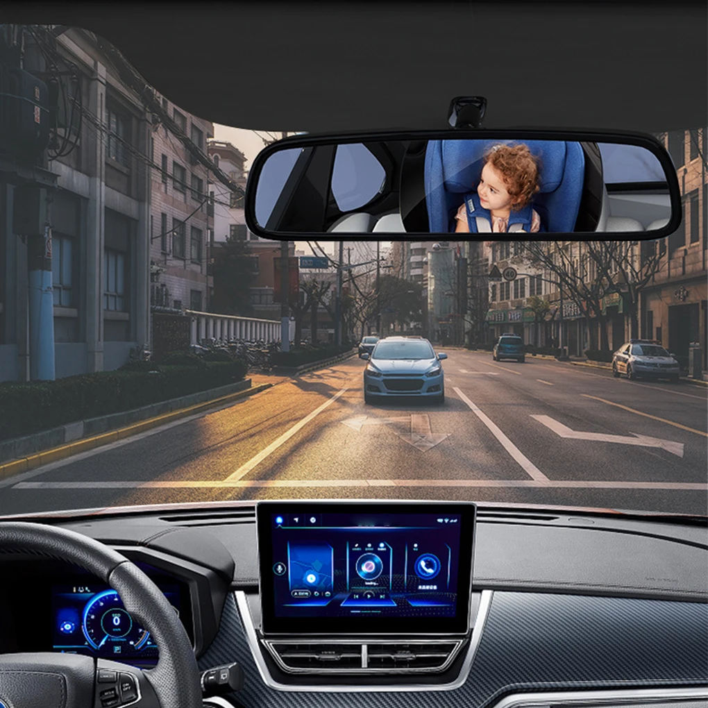 Espejo retrovisor ajustable para coche de bebé, rotación de 360 grados, asiento trasero de coche, soporte para reposacabezas, Monitor de seguridad infantil