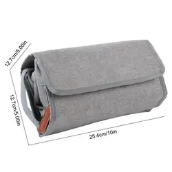 Bolsa de pañales plegable de gran capacidad para viaje y cochecito