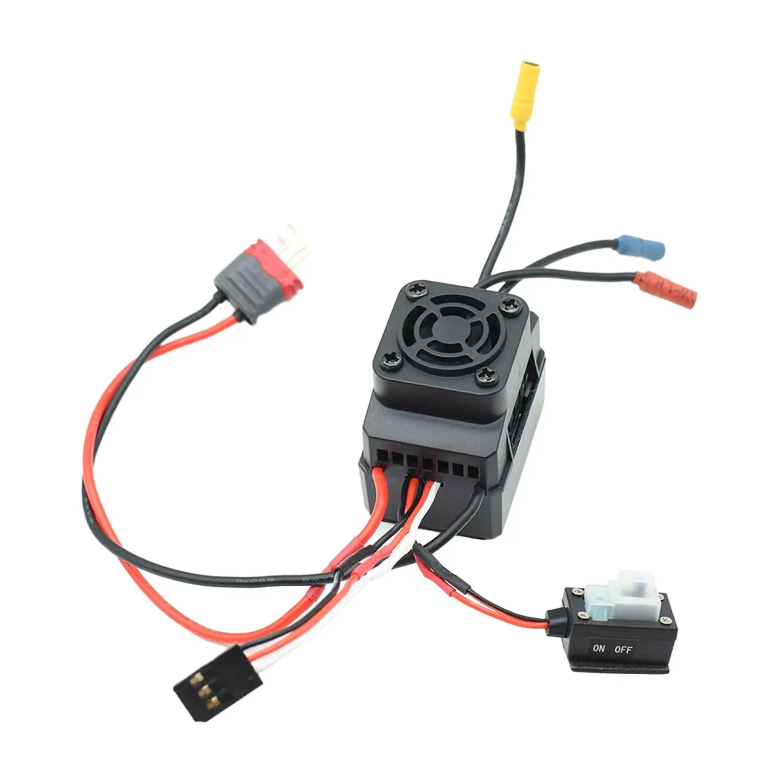 RC Car Brushless ESC Durable High Performance Upgrade Parts 124008-2730 for Wltoys 1/12 Remote Control Vehicle Crawler Car DIY