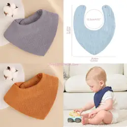R6fd Bufandas pañuelo para bebés elegantes con 6 capas