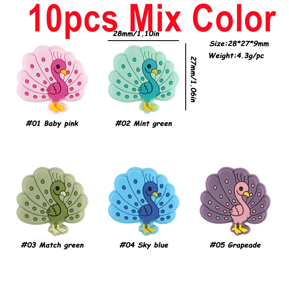 10pcs Mix color
