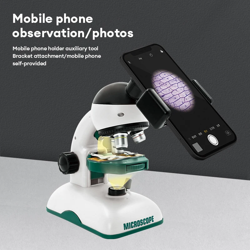 Microscopio biológico infantil LED – Kit didáctico científico