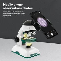 Microscopio biológico infantil LED – Kit didáctico científico
