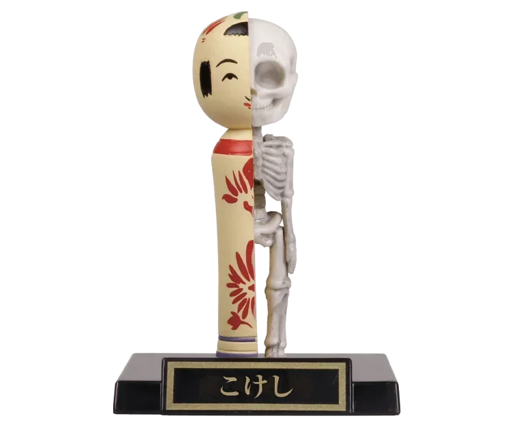 wooden Japanese doll