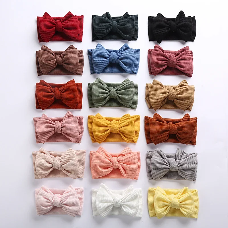 Diadema lazo para bebé niñas recién nacidas – Color caramelo