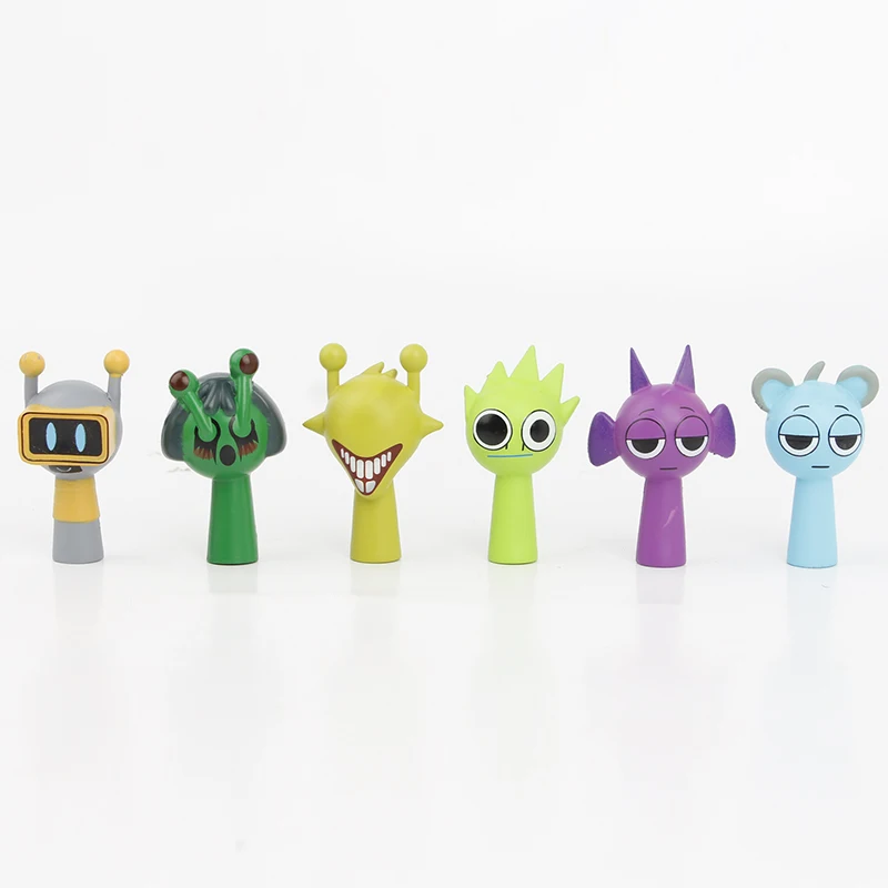 24 unids/set Mini Sprunki figura de acción juguete película de dibujos animados Sprunki Wenda modelo muñeca figuritas regalo para niños - imagen 5
